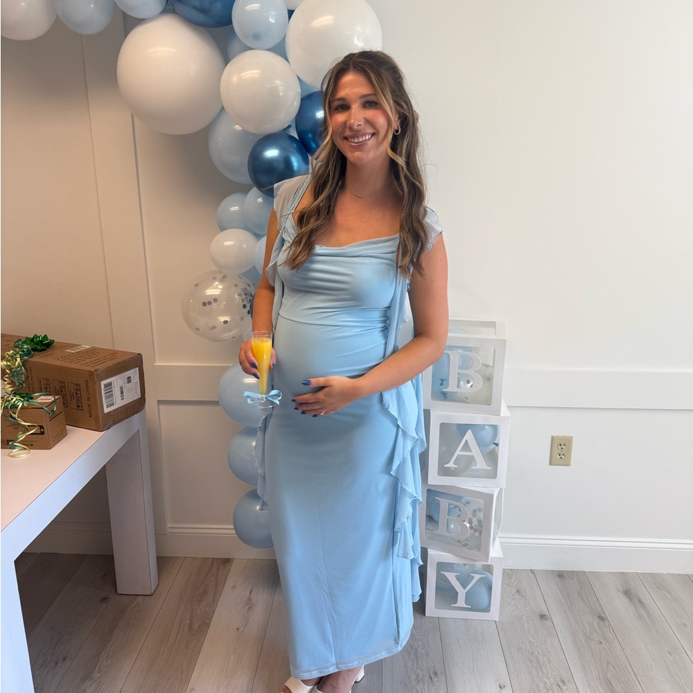 Elegant Light Blue Dress
